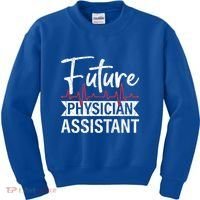 Future Physician Assistant Funny Pa Medical Student Graphic Gift Kids Sweatshirt thumb 0