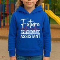 Future Physician Assistant Funny Pa Medical Student Graphic Gift Kids Hoodie thumb 3