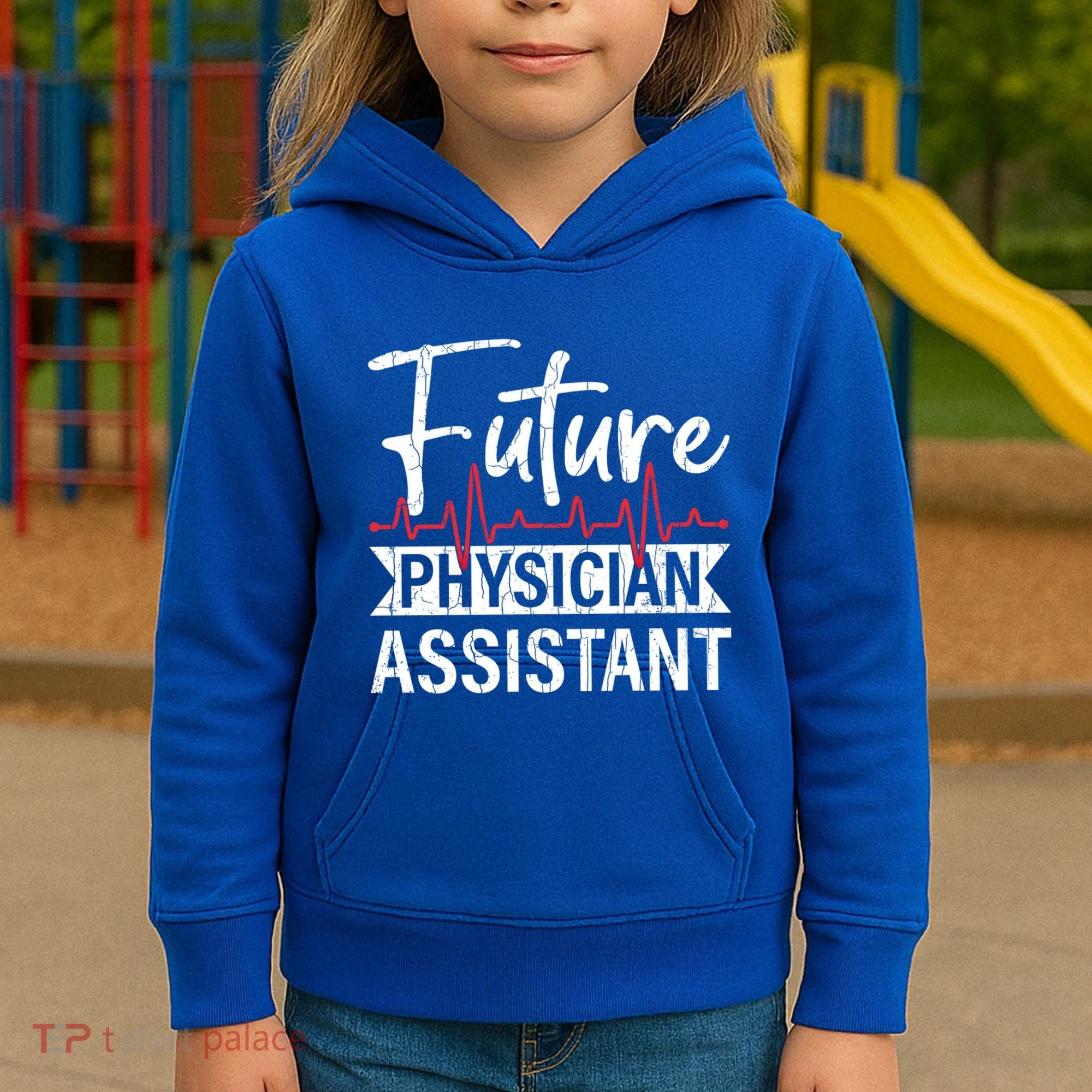 Future Physician Assistant Funny Pa Medical Student Graphic Gift Kids Hoodie