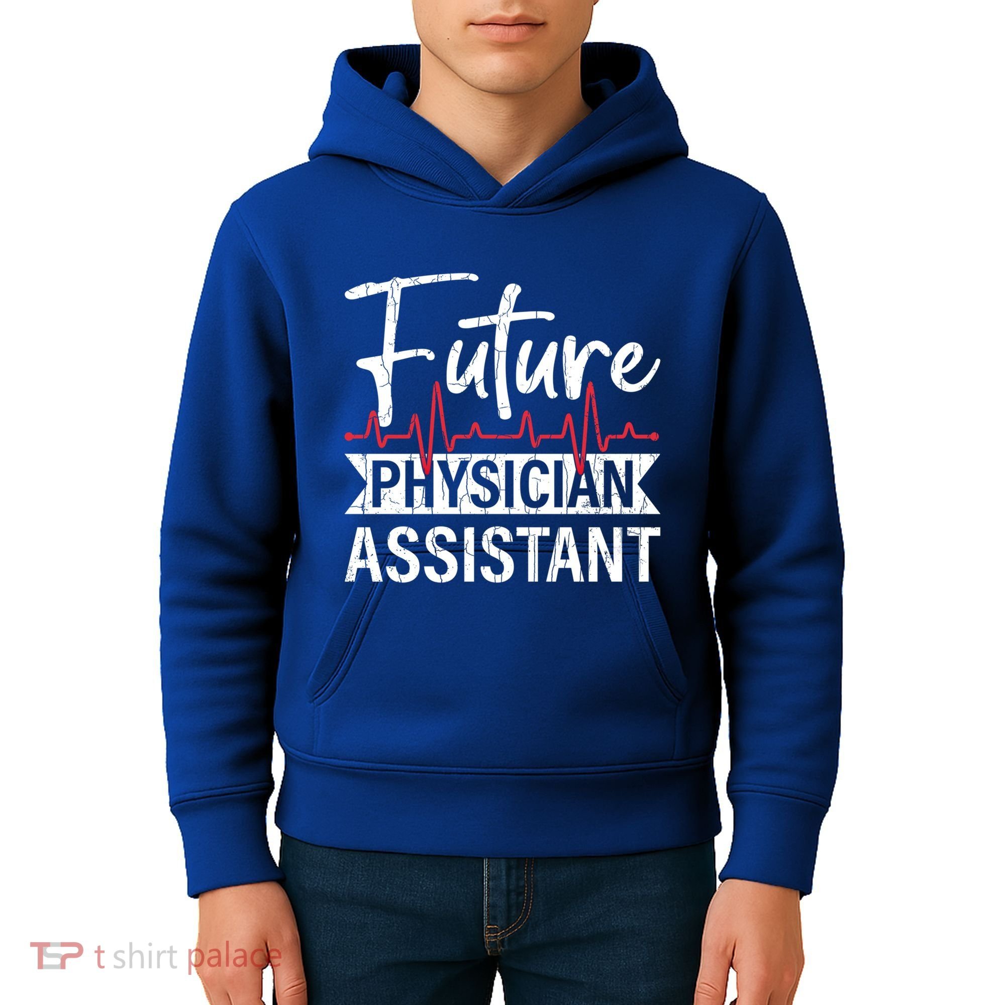Future Physician Assistant Funny Pa Medical Student Graphic Gift Kids Hoodie