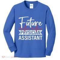 Future Physician Assistant Funny Pa Medical Student Graphic Gift Kids Long Sleeve Shirt thumb 0