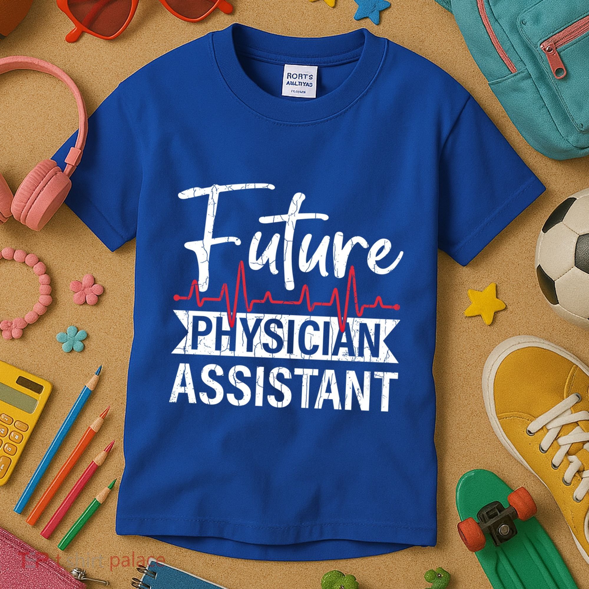 Future Physician Assistant Funny Pa Medical Student Graphic Gift Kids T-Shirt