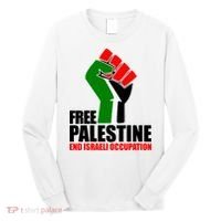 Free Palestine And End Israeli Occupation Long Sleeve Shirt thumb 0