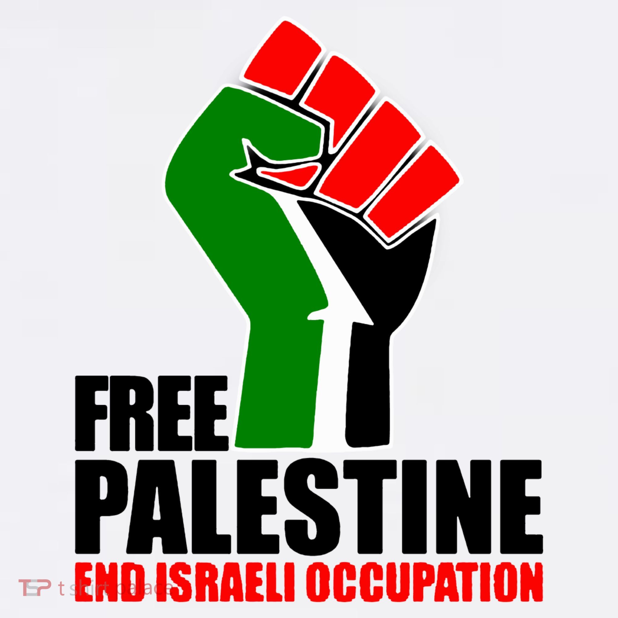 Free Palestine And End Israeli Occupation Long Sleeve Shirt