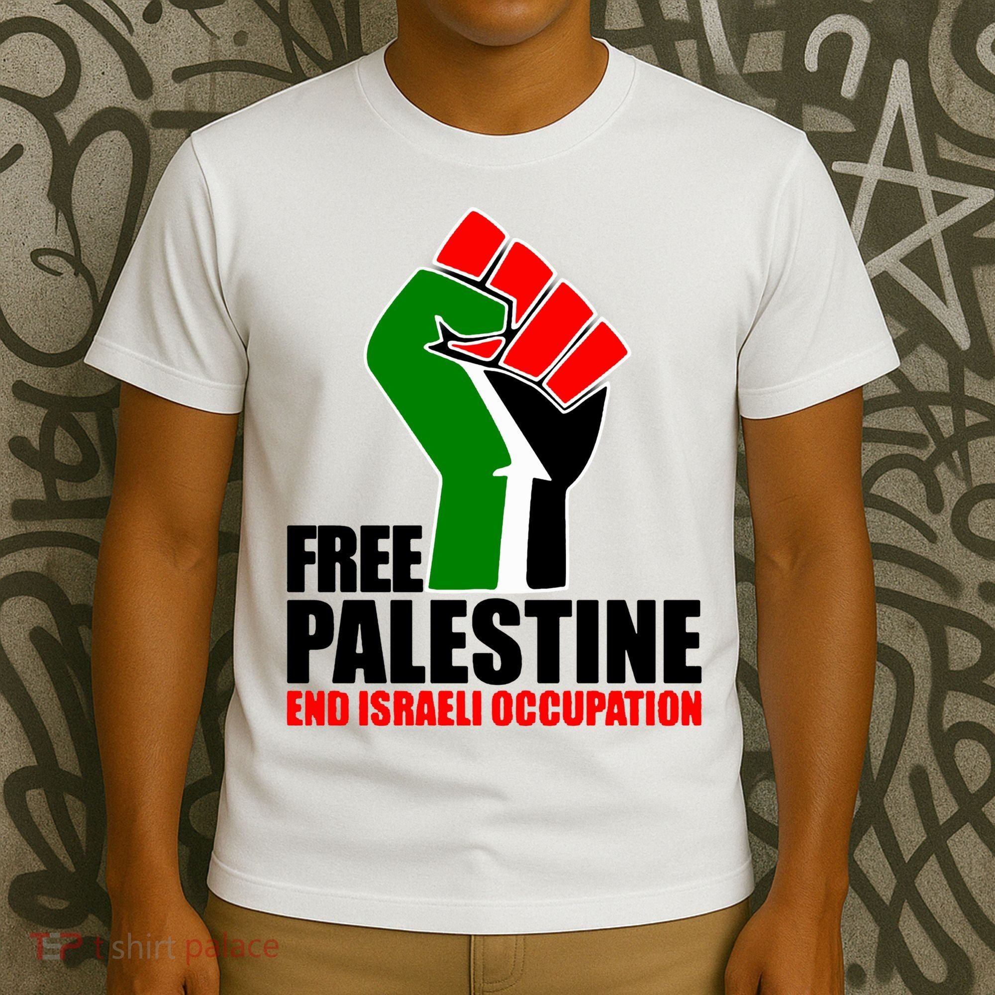 Free Palestine And End Israeli Occupation T-Shirt