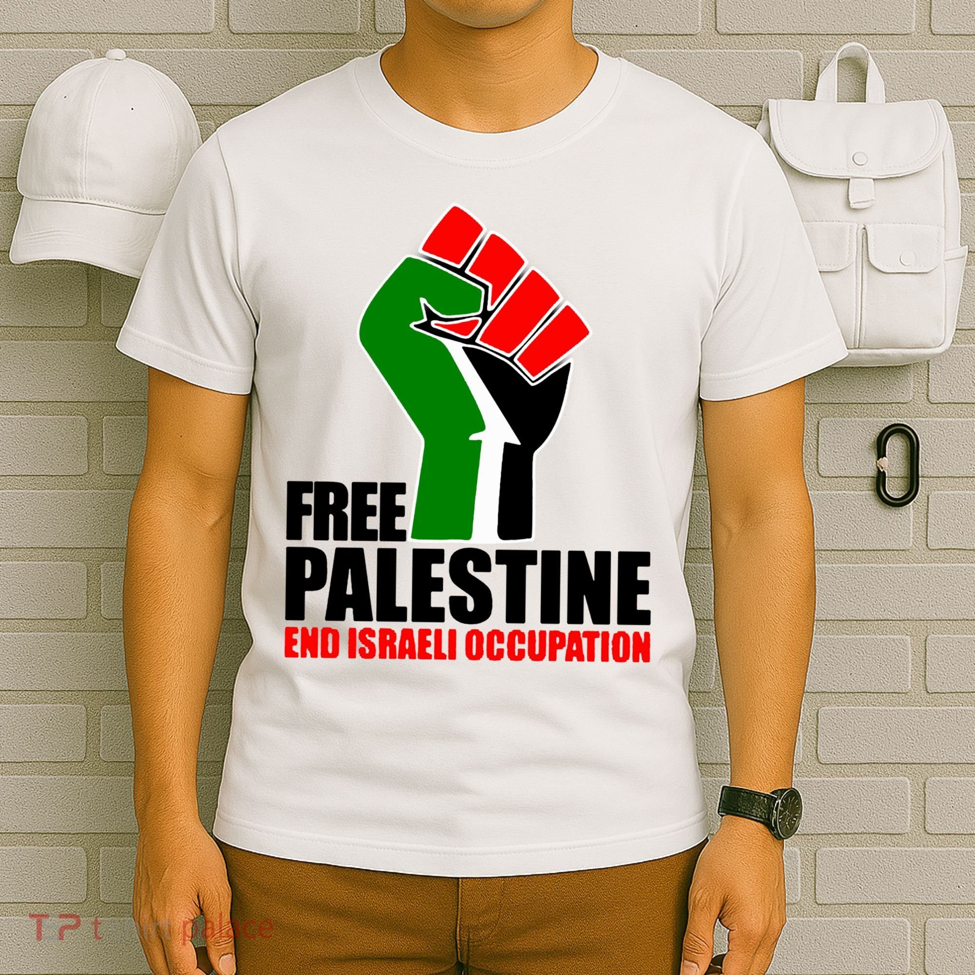 Free Palestine And End Israeli Occupation T-Shirt