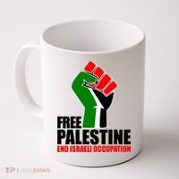 Free Palestine And End Israeli Occupation Coffee Mug thumb 0