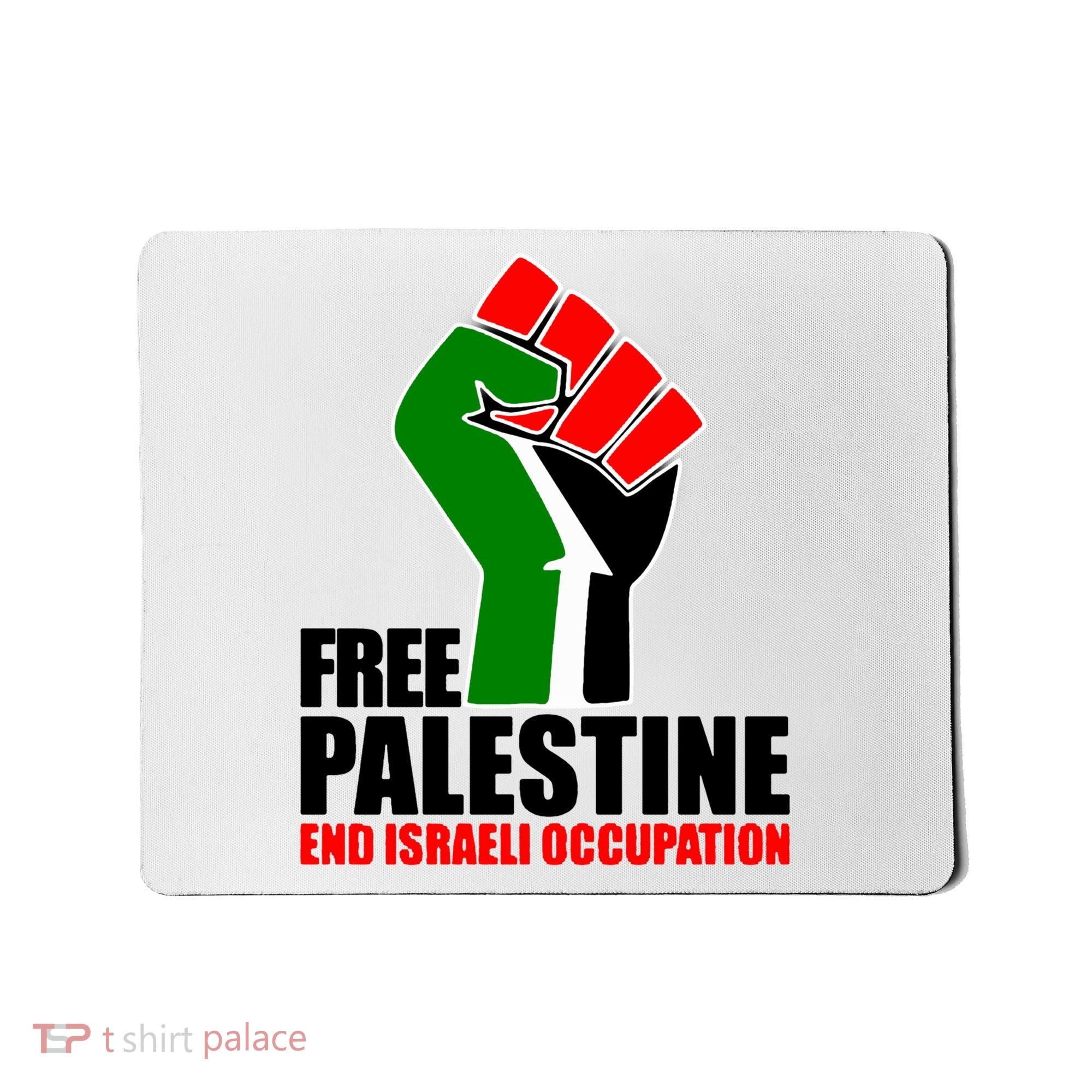 Free Palestine And End Israeli Occupation Mousepad