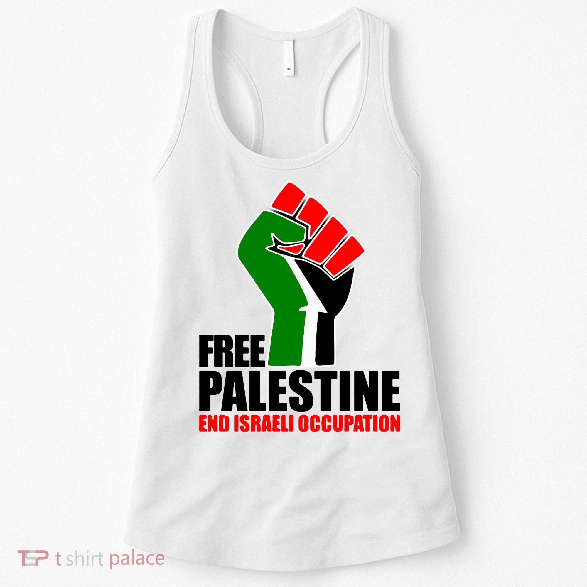 Free Palestine And End Israeli Occupation Women's Tank Top