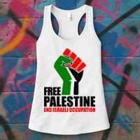 Free Palestine And End Israeli Occupation Women's Tank Top thumb 3