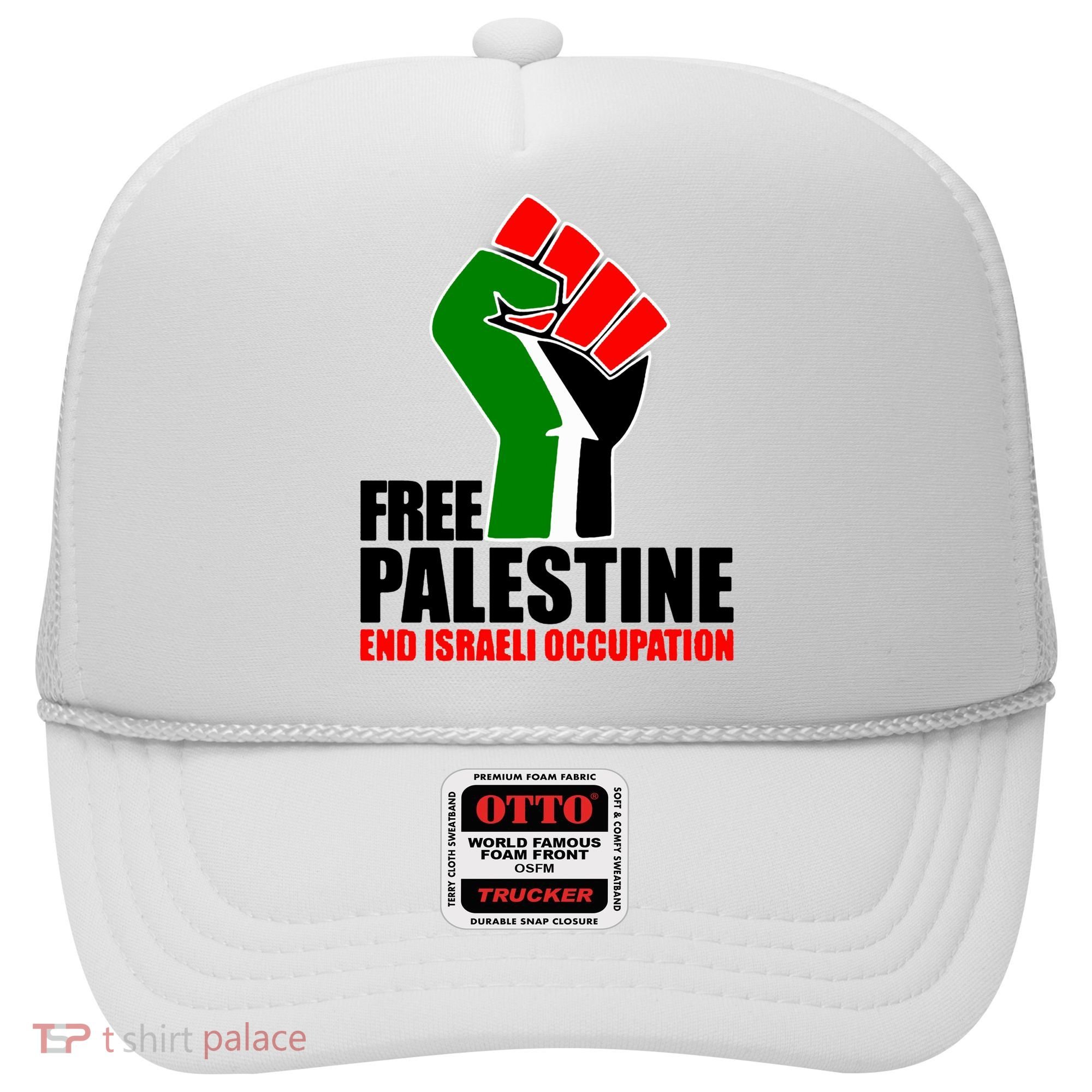 Free Palestine And End Israeli Occupation Hat