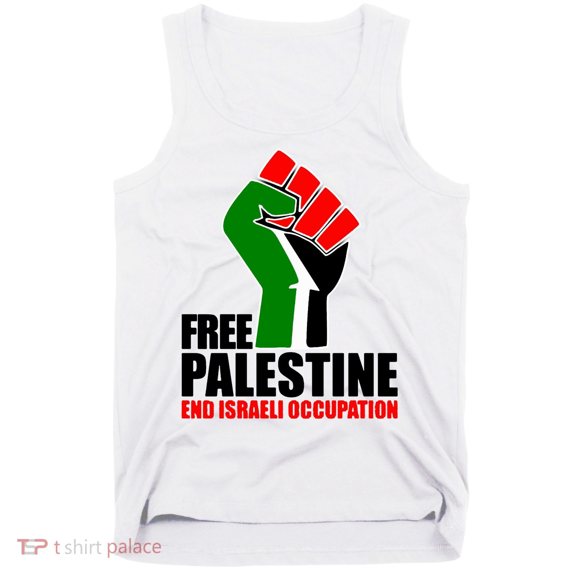 Free Palestine And End Israeli Occupation Tank Top