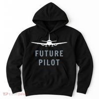 Future Pilot Aviation Airplane Hoodie thumb 0