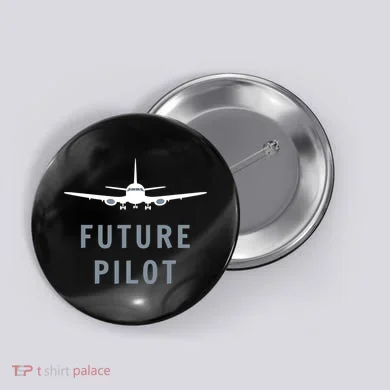 Future Pilot Aviation Airplane Button