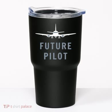 Future Pilot Aviation Airplane Tumbler