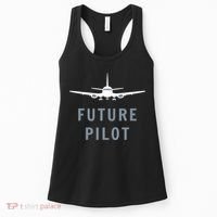 Future Pilot Aviation Airplane Women's Tank Top thumb 0