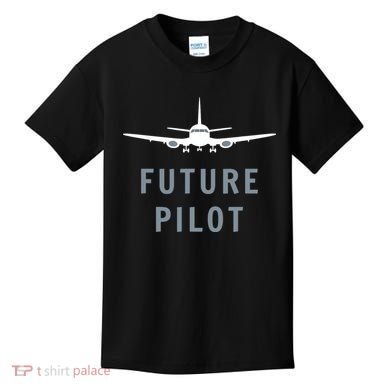 Future Pilot Aviation Airplane Kids T-Shirt