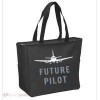 Future Pilot Aviation Airplane Tote Bag thumb 2