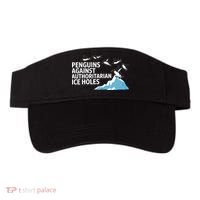 Funny Penguins Against Authoritarian Ice Holes Sarcastic  Visor thumb 0