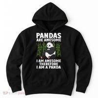 Funny Panda Art For Women Giant Panda Bear Panda Lovers Hoodie thumb 0