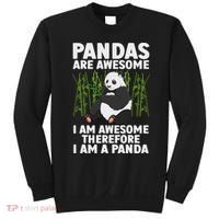 Funny Panda Art For Women Giant Panda Bear Panda Lovers Sweatshirt thumb 0