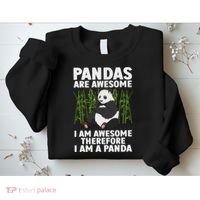 Funny Panda Art For Women Giant Panda Bear Panda Lovers Sweatshirt thumb 2