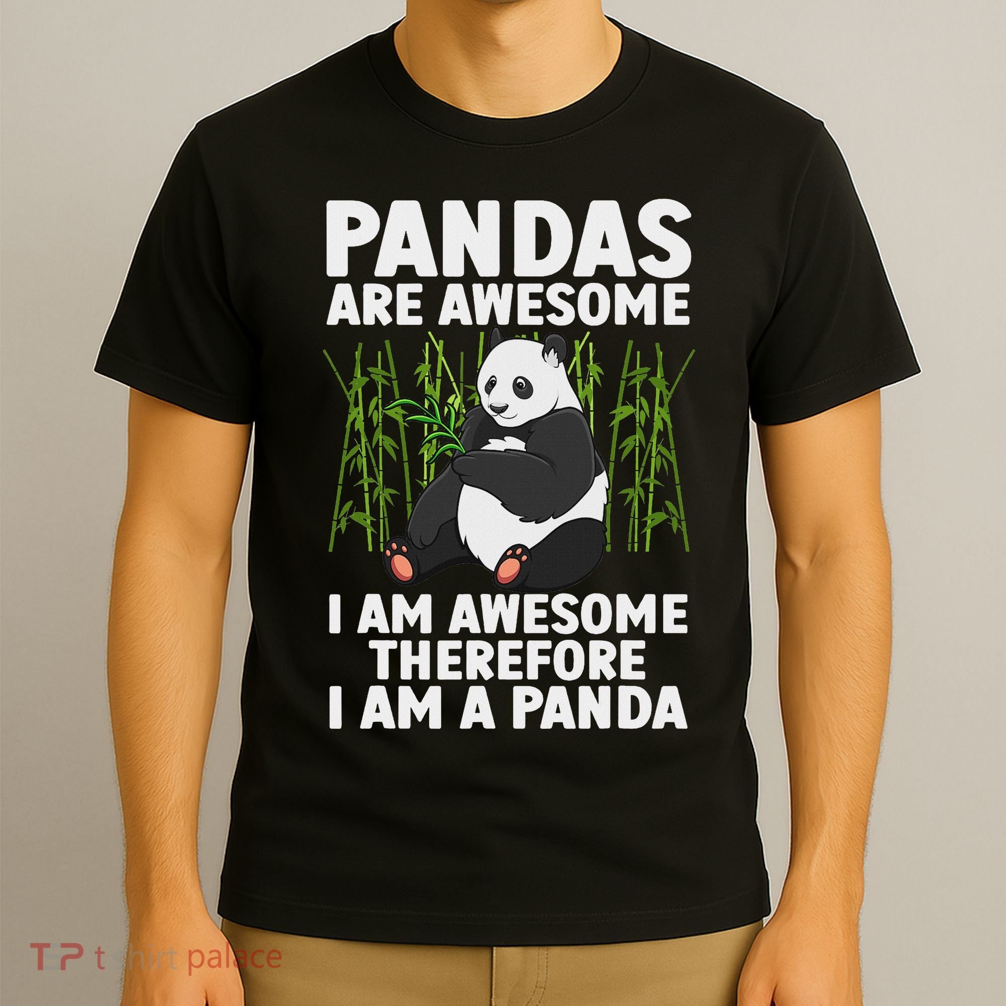 Funny Panda Art For Women Giant Panda Bear Panda Lovers T-Shirt