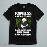 Funny Panda Art For Women Giant Panda Bear Panda Lovers T-Shirt thumb 5