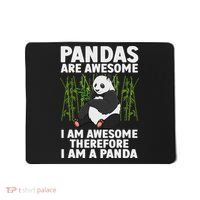 Funny Panda Art For Women Giant Panda Bear Panda Lovers Mousepad thumb 0