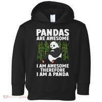 Funny Panda Art For Women Giant Panda Bear Panda Lovers Toddler Hoodie thumb 0