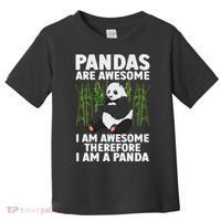 Funny Panda Art For Women Giant Panda Bear Panda Lovers Toddler T-Shirt thumb 0
