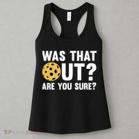 Funny Pickleball Art For Pickleball Lover Sport Women's Tank Top thumb 3