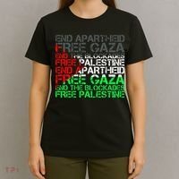 Free Palestine Arabic Palestine Gaza Jerusalem Support Flag T-Shirt thumb 4