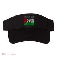 Free Palestine Arabic Palestine Gaza Jerusalem Support Flag Visor thumb 0