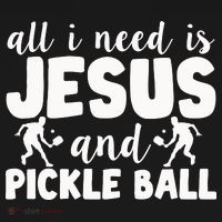 Funny Pickleball All I Need Is Jesus And PickleBall Women's Hoodie thumb 2