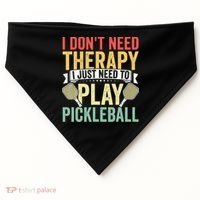 Funny Pickleball Apparel Pickleball Player USA-Made Doggie Bandana thumb 0