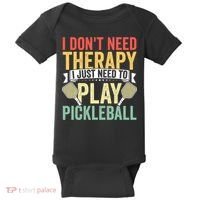Funny Pickleball Apparel Pickleball Player Baby Bodysuit thumb 0