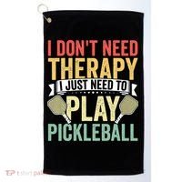 Funny Pickleball Apparel Pickleball Player Golf Towel thumb 0