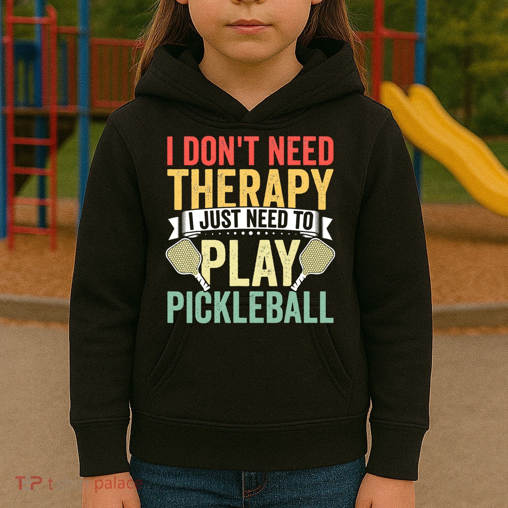 Funny Pickleball Apparel Pickleball Player Kids Hoodie