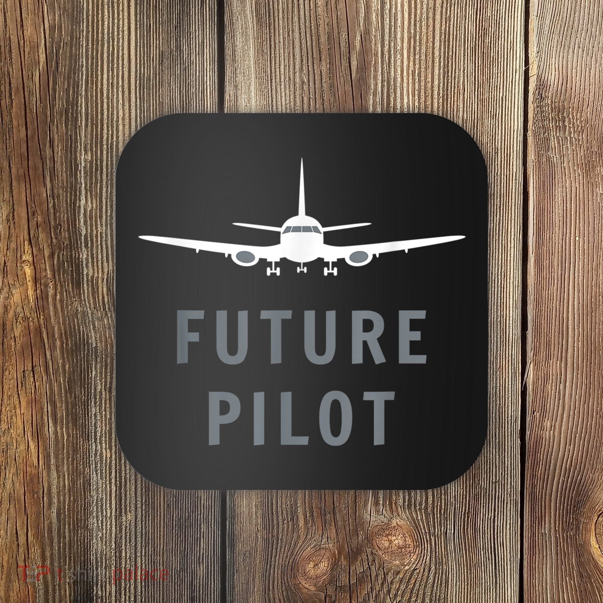 Future Pilot Airplane Pilot Aviation Gift Coaster