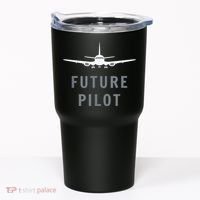 Future Pilot Airplane Pilot Aviation Gift Tumbler thumb 0