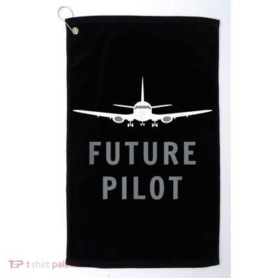 Future Pilot Airplane Pilot Aviation Gift Golf Towel