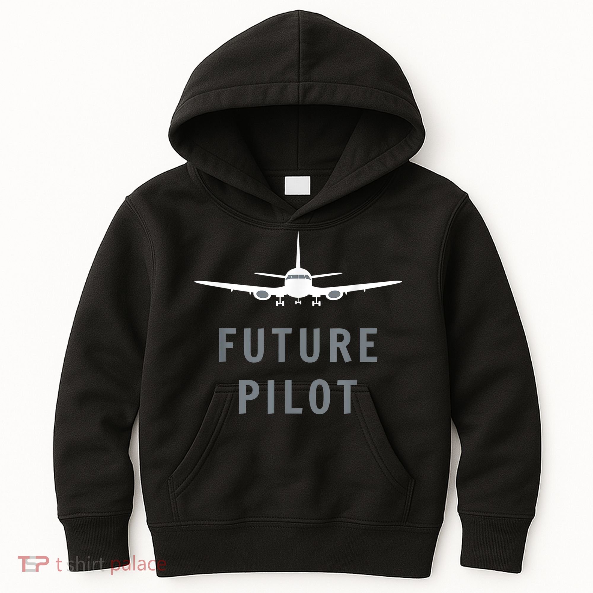 Future Pilot Airplane Pilot Aviation Gift Kids Hoodie