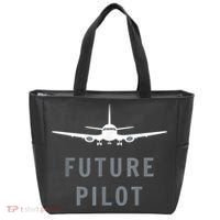 Future Pilot Airplane Pilot Aviation Gift Tote Bag thumb 0