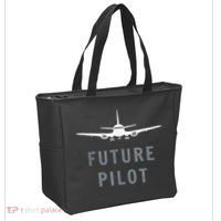 Future Pilot Airplane Pilot Aviation Gift Tote Bag thumb 2
