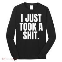 Funny Poop Adult Humor Gag Gift Long Sleeve Shirt thumb 0