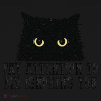 Funny Pay Attention To Me Ignoring You Black Cats Lovers Mom Women's Hoodie thumb 2