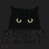 Funny Pay Attention To Me Ignoring You Black Cats Lovers Mom Hat thumb 2