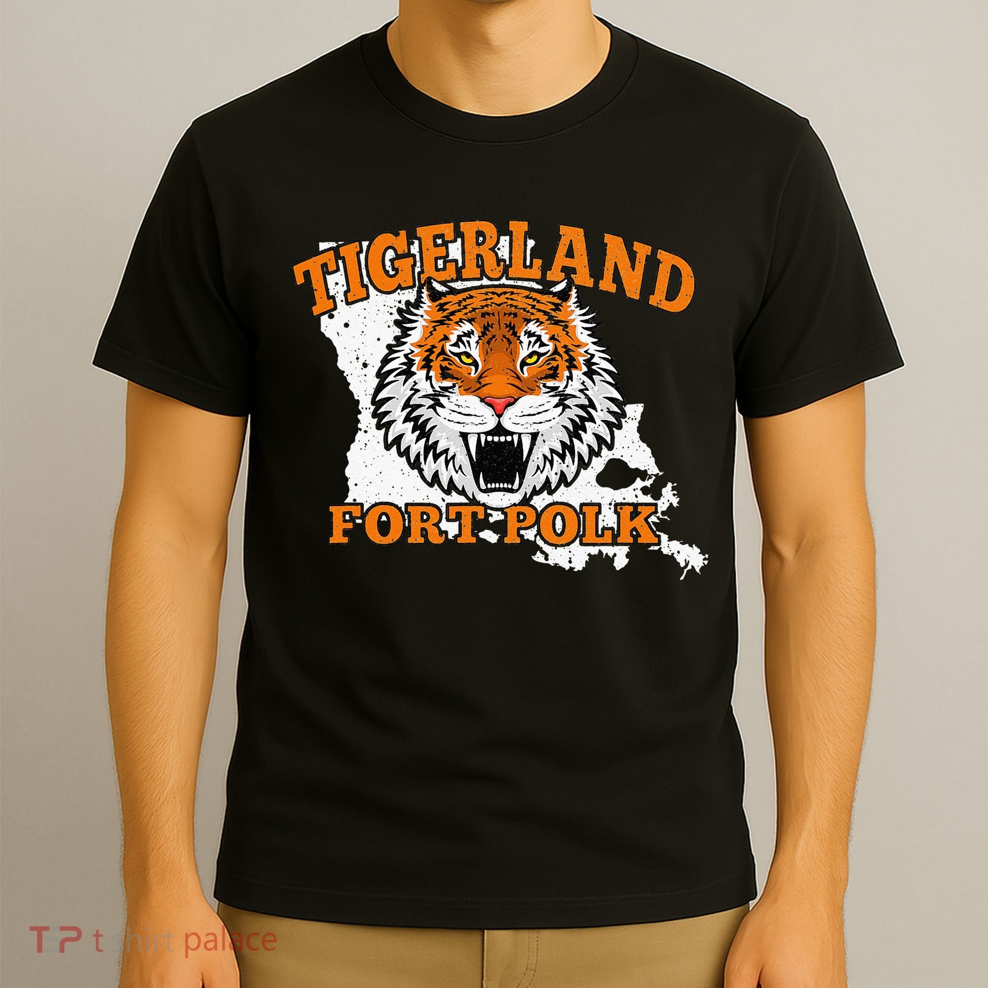 Fort Polk Alumni Louisiana La Tigerland Veterans Vintage T-Shirt