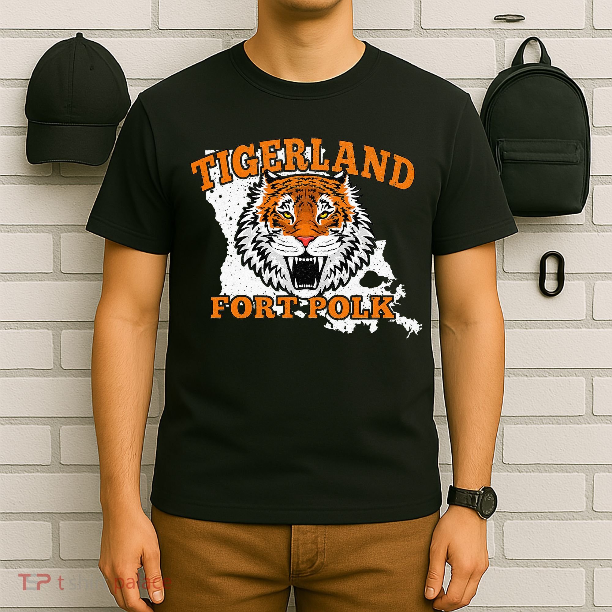 Fort Polk Alumni Louisiana La Tigerland Veterans Vintage T-Shirt